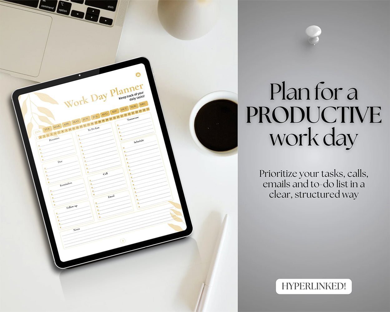 Digital Workday Planner - Digital Planner